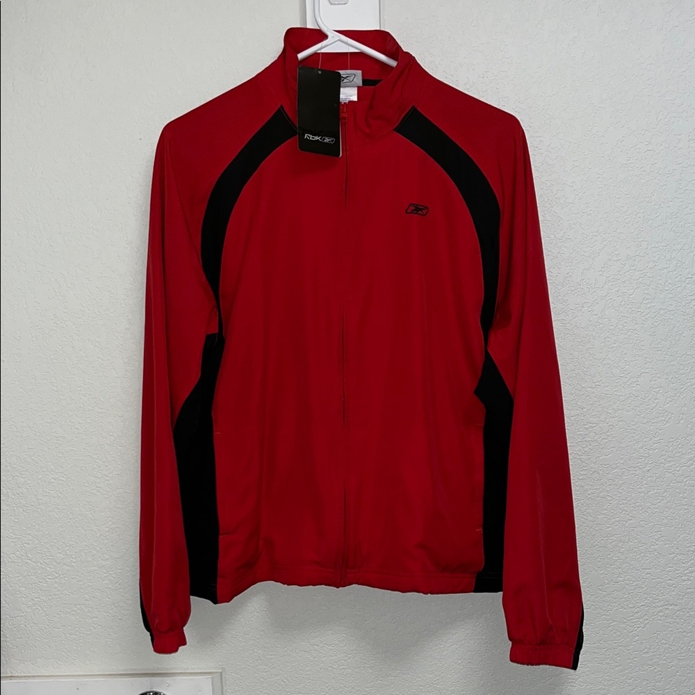 Reebok Women's Red and Black Jacket